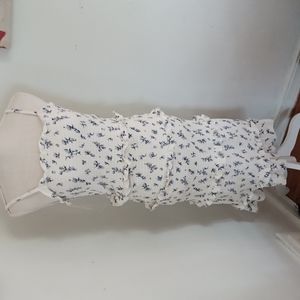 New Midi floral tube dress stretchy material